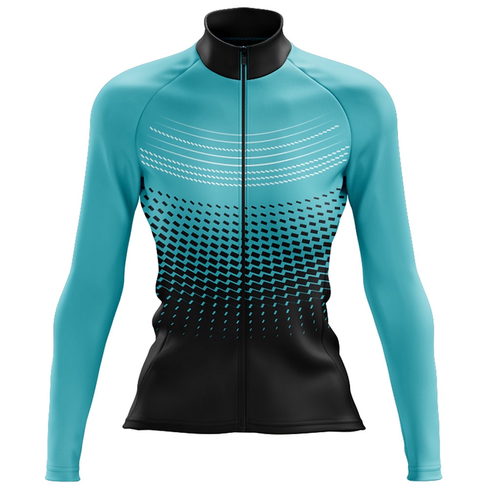 Mulheres Camisa para Ciclismo Poá Manga Longa Moto Camisa / Roupas Para Esporte Blusas com 3 bolsos traseiros Ciclismo de Montanha Ciclismo de Estrada Secagem Rápida Tiras Refletoras Bolso Traseiro de 2026 por $34.99 –P2