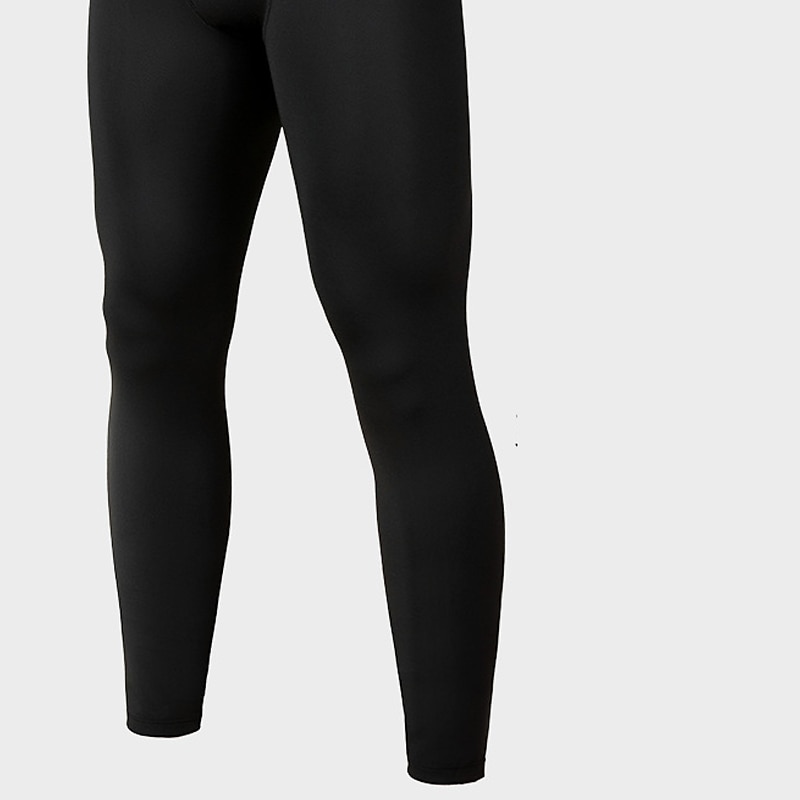férfi hosszú johns termál fehérnemű termikus nadrág tiszta színű harisnya / leggings napi edzőtermek poliészter termikus komfort nadrág elasztikus derék téli ősz fekete otthoni ruhák 2025 - $10.49 –P1