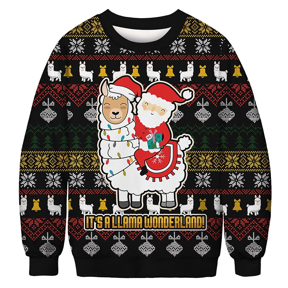 Vánoce Ježíšek Mikina Pullover Vtipná vánoční mikina Anime 3D tisk 3D Grafika Pro Pro páry Pánské Dámské Dospělé Vánoce Karneval Plesová maškaráda 3D tisk 2025 - $23.99 –P2
