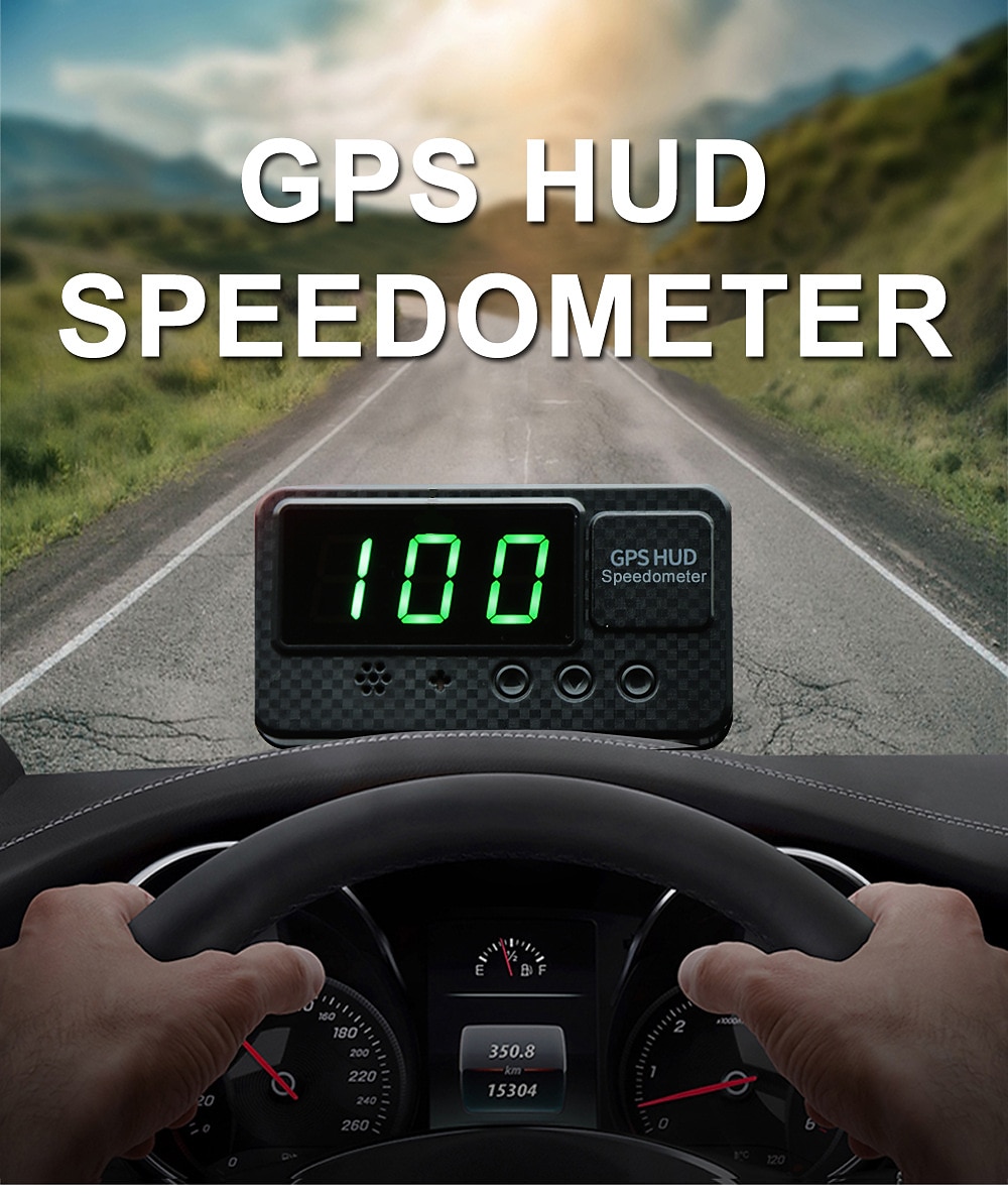 2025年 c60s ユニバーサル デジタル gps スピードメーター 車 hud ヘッド ディスプレイ mph 速度アラート 疲労 運転アラート 100% すべての車 トラック オートバイ atv オフロード ピックアップトラック オートバイ ゴルフカート  コレクション – $47.99 –P1