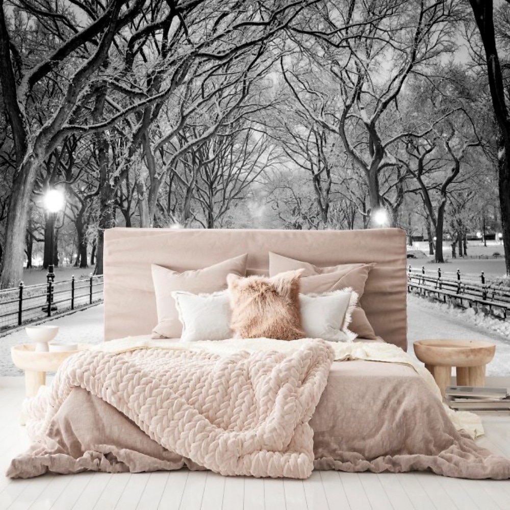 טפטים מגניבים טבע טפט קיר ציור קיר שחור ולבן קילוף ודבק נשלף pvc/ויניל חומר הדבקה עצמית/דבק חובה ציור קיר עיצוב קיר לחדר שינה בסלון 2026 - $47.99 –P3