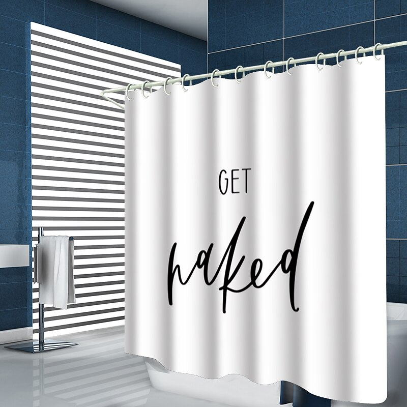 Rae Dunn inspired “GET selling NAKED” shower curtain