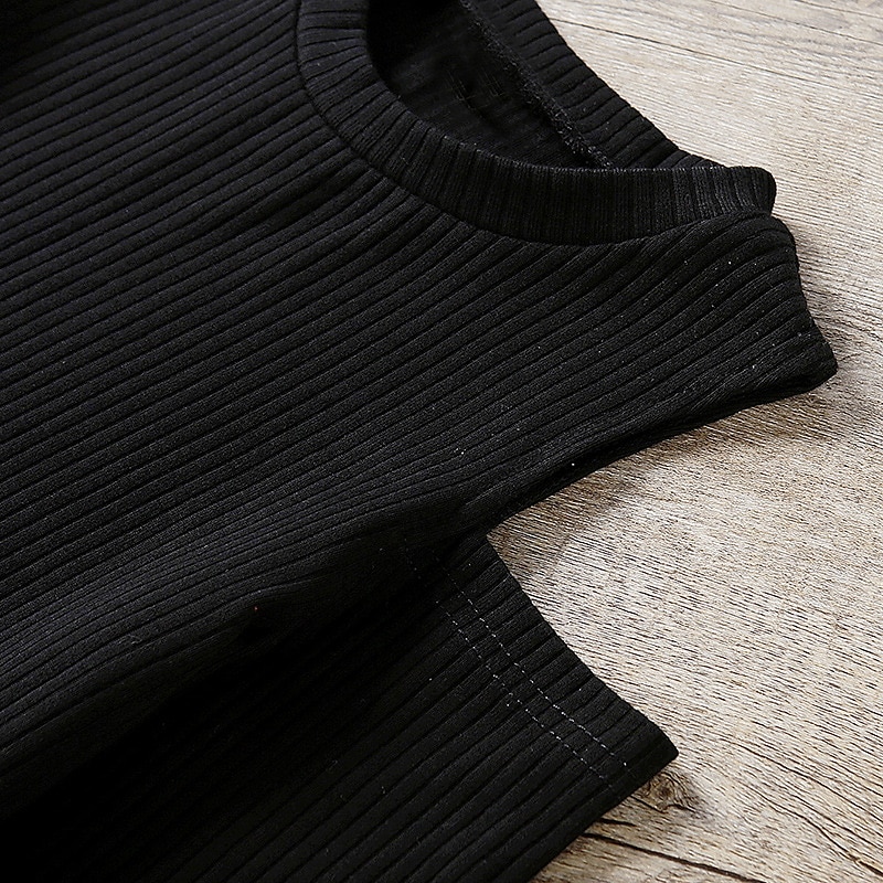 Lapset Tyttöjen Skottiruutukuvio Crewneck Housut sopivat Aseta Pitkähihainen Ihana ulko- Puuvilla 7-13 vuotta Talvi Musta / Syksy 2025 - $32.99 –P4