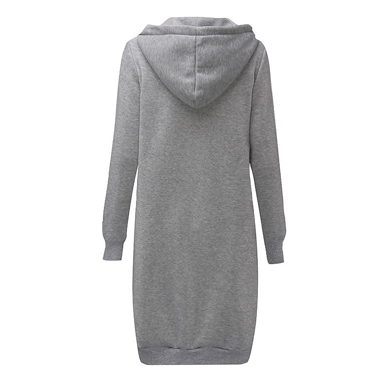 camisas de lã femininas com zíper moletom com capuz jaqueta de lã vintage streetwear confortável lã cor sólida moletom casual de rua com zíper bolso frontal com cordão manga comprida preto cinza claro de 2025 por $23.99 –P5