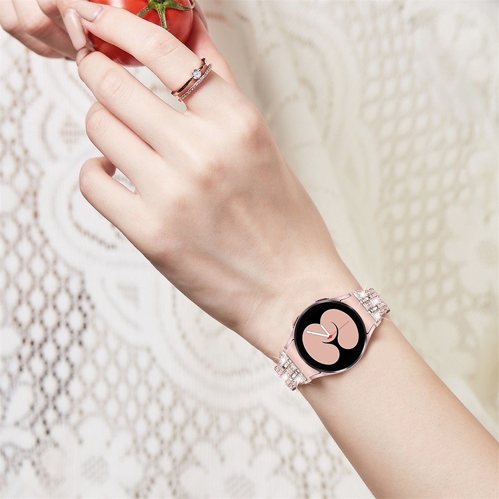 Uita-Band pentru Samsung Watch 7/6/5/4 40/44mm, Galaxy Watch 5 Pro 45mm, Galaxy Watch 4/6 Classic 42/46/43/47mm, Watch 3, Active 2, Gear S2 Aliaj Înlocuire Curea 20mm Brăţară 2026 - $19.99 –P4