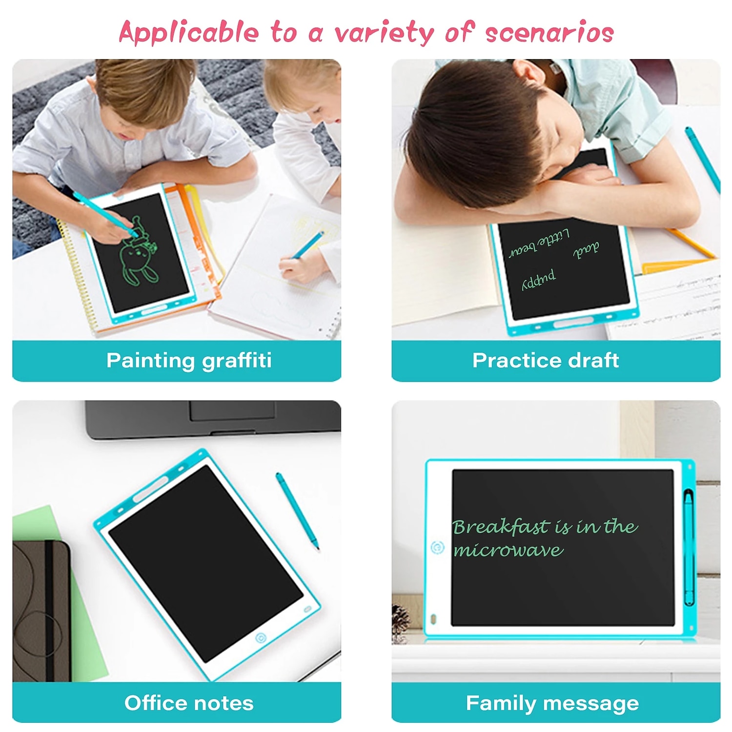 LCD Writing Tablet 12Inch Kids Drawing Pad and Doodle Board for Kids with Colorful and Brighter line Great Educational Toys Gifts for 3 4 5 6 7 Year Old Boys Girls 2025 - $25.99 –P3