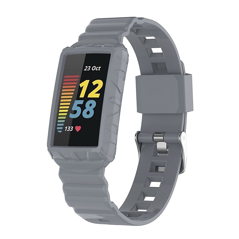 Smart Watch Band Kompatibilis valamivel FitBit Charge 4 / Charge 3 / Charge 3 SE Charge 5 Szilikon Okos óra Szíj Vízálló Állítható Légáteresztő Sportszíj Csere Karszalag 2025 - $12.99 –P12