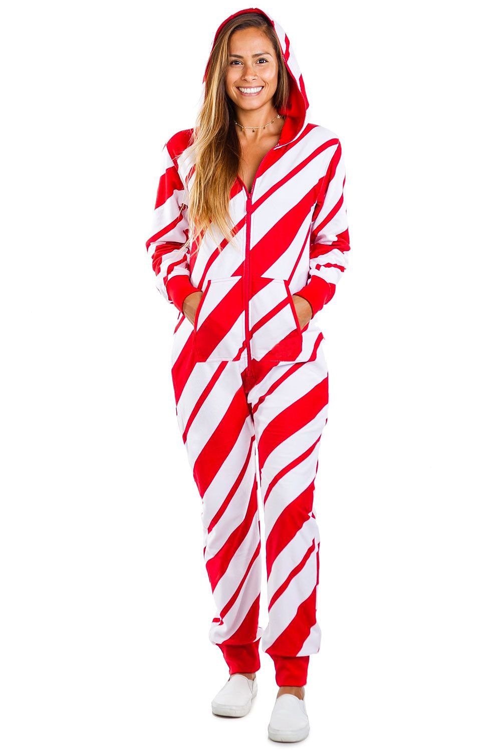Kerstman Kerst pyjama Onesie pyjamas Dames Kerstmis Volwassenen Kerstmis kerstavond Feest Huiskleding Onesie 2026 - $38.99 –P7