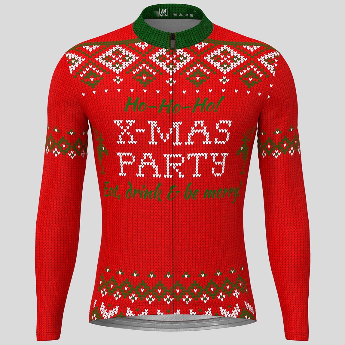 herrcykeltröja långärmad cykeltröja med 3 bakfickor ful jul rolig jul mountainbike mtb landsvägscykel cykling andas snabbtorkande fukttransporterande reflexremsor svart 2025 - $34.99 –P8