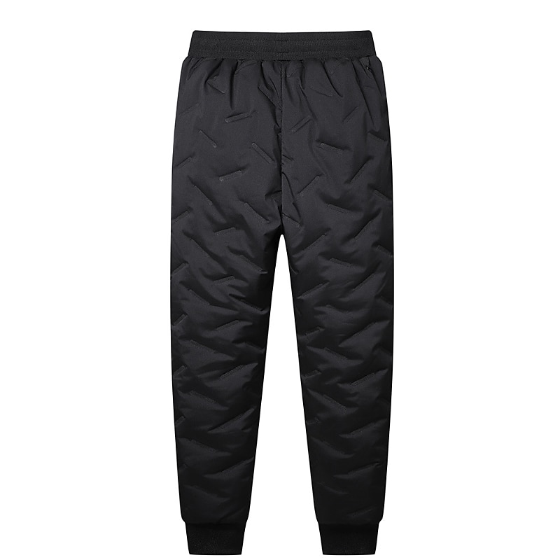Hombre Sherpa Persona que practica jogging Pantalones de invierno Pantalones Pantalones casuales Bolsillo Correa Cintura elástica Plano Impermeable Templado Diario Ropa de calle Moda Moderno Negro 2026 - $27.99 –P3