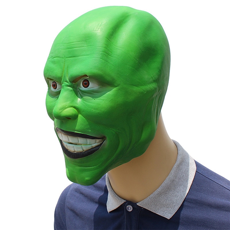 jekyll i forkledning jim carrey maske halloween latex cosplay jul jekyll performance dansefest maske 2025 - $31.99 –P6