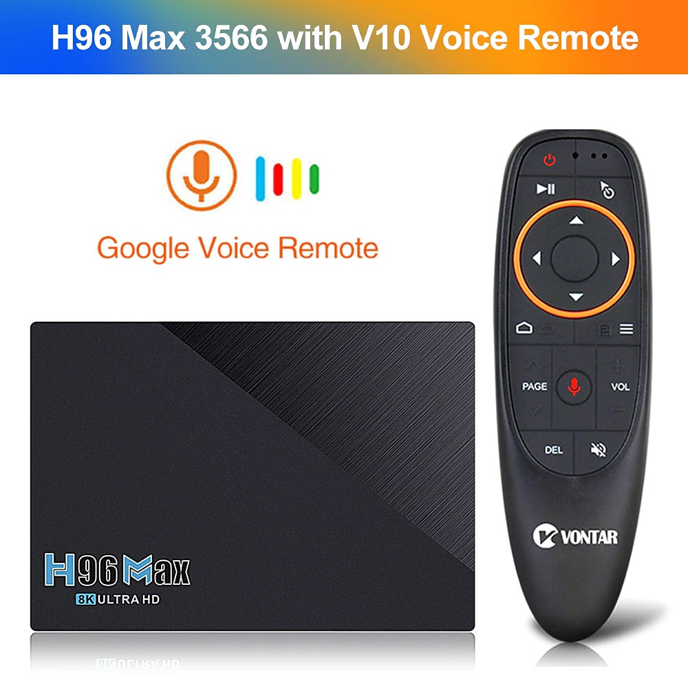 Smart TV Box H96 MAX RK3566 Quad Core Android 11.0 8GB RAM 128GB ROM 1080p 8K with Dual Wi-Fi 2.4G/5.0G Media Player Google Play Youtube 2025 - $127.99 –P16