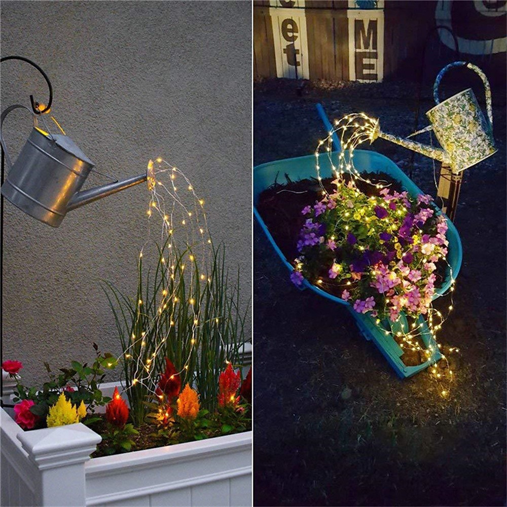 Guirlande lumineuse élégante pour réception de mariage, fête, cascade, guirlande lumineuse à LED, 2 m, 200 LED, vignes, fil de cuivre, décoration d'arbre de Noël, mariage, fête de 2025 ? $16.49 –P3