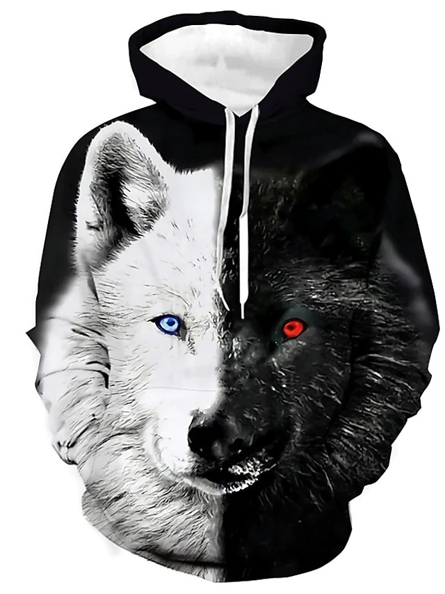 Wishine sudaderas con capucha unisex impresión digital 3d película de terror payaso sudadera pulóver top negro xl tops de calavera 2025 - $29.99 –P14