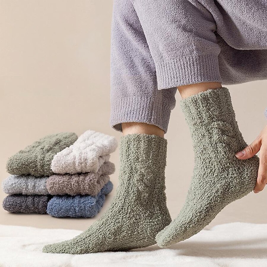 fleece sokker push for kvinner menn, varme myke fluffy sokker tykk kose sokk vinter jule sokker til kvinner 2025 - $13.99 –P3