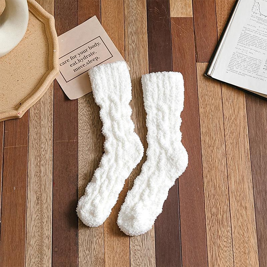 fleece sokker push for kvinner menn, varme myke fluffy sokker tykk kose sokk vinter jule sokker til kvinner 2025 - $13.99 –P6
