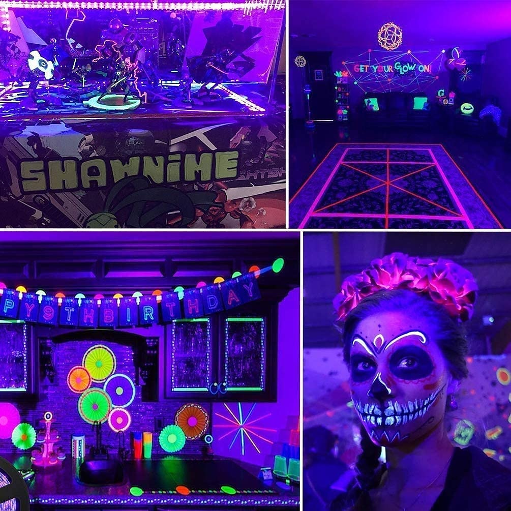 רצועת אור שחור led uv סגול רצועת אור led ממשק usb עם מתג או תיבת סוללה smd2835 380-400nm uv led מנורת אור שחור ללא עמיד למים המתאימה לריקוד ניאון וציפוי גוף uv 2025 - $2.99 –P3