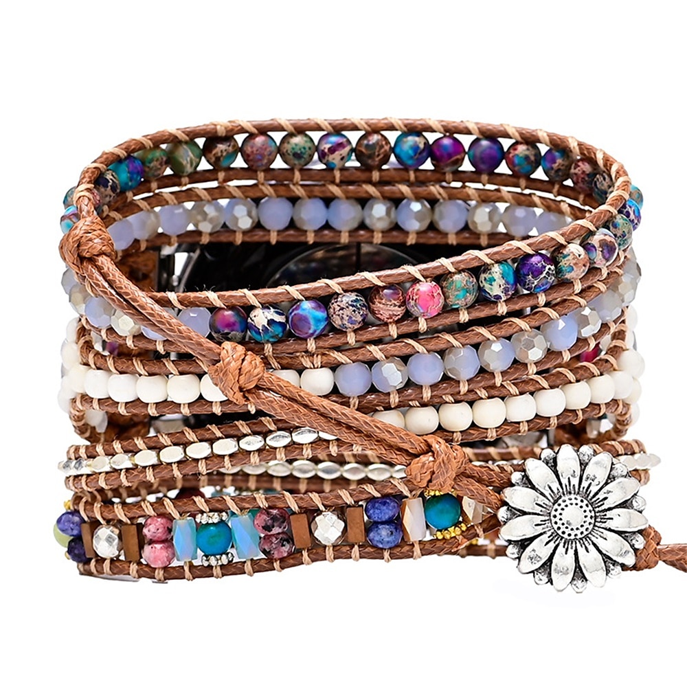Watch Band for Samsung Galaxy Watch 5 40/44mm Watch 4 Classic 42/46mm Watch 4 40/44mm Watch 3 45mm Watch 46mm Fabric Replacement  Strap Handmade Multilayer Braided Jewelry Bracelet Wristband 2025 - $29.99 –P5
