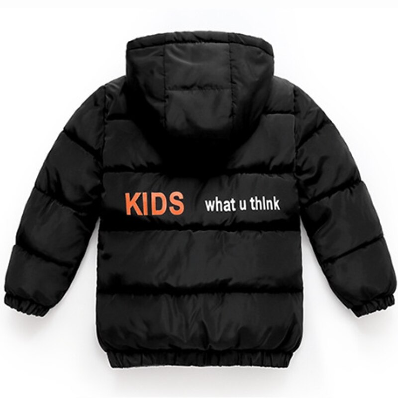 Pojkar 3D Slät Kappa Långärmad Höst Vinter Aktiv Häftig Polyester Barn 4-13 år Dagligen Semester Normal 2025 - $34.99 –P14