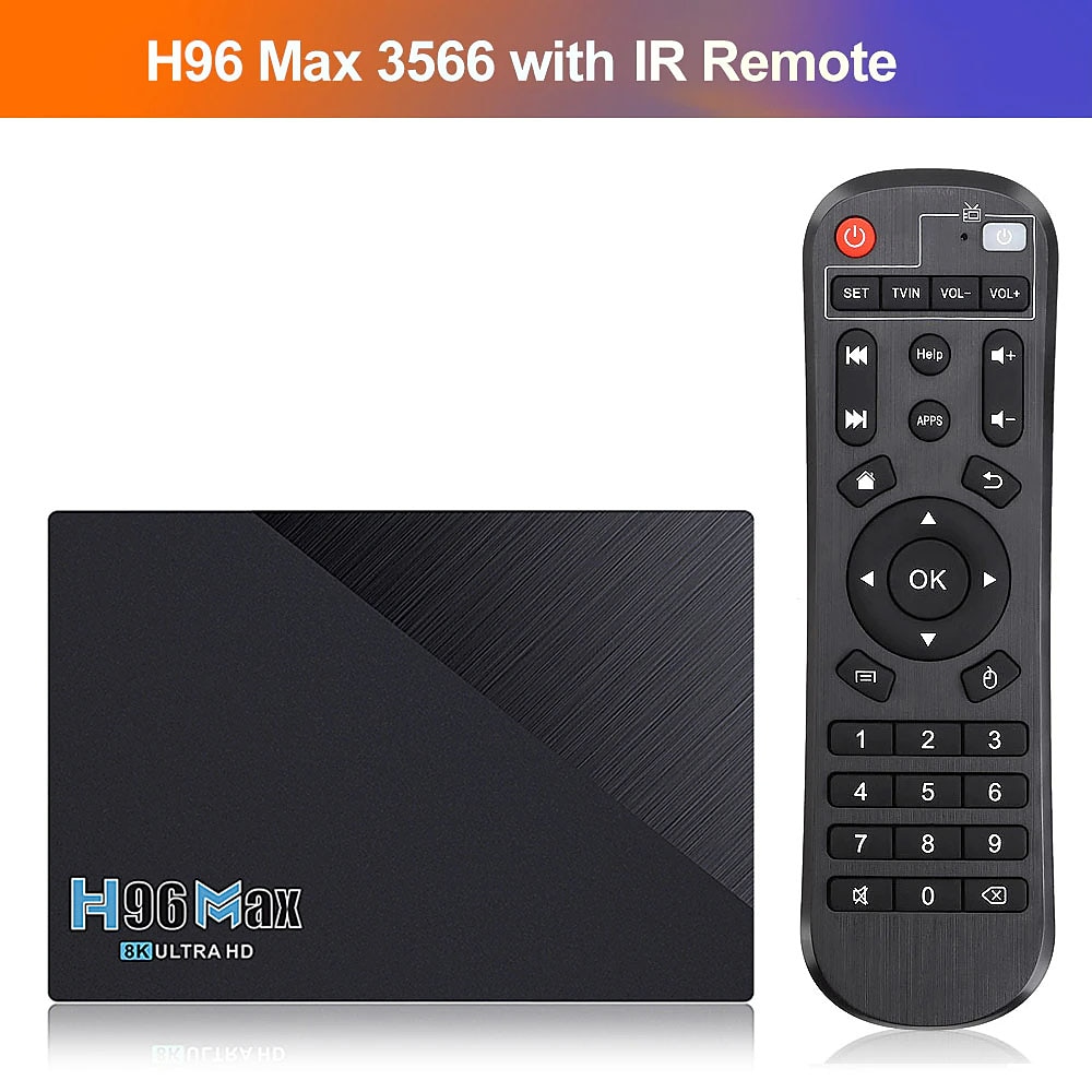 Smart TV Box H96 MAX RK3566 Quad Core Android 11.0 8GB RAM 128GB ROM 1080p 8K with Dual Wi-Fi 2.4G/5.0G Media Player Google Play Youtube 2025 - $127.99 –P15
