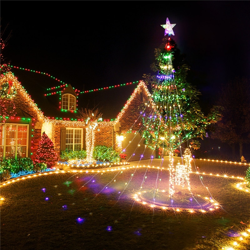 LED Sternen-Lichterkette Mit Stecker – 20 Warmweiße Sterne, Wasserdicht, Für Weihnachtsbaum & Party, 3 M Weihnachtsdekoration Lichterkette