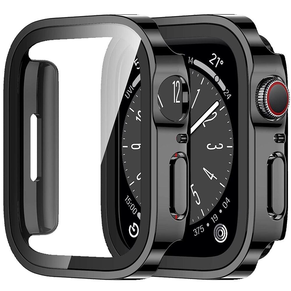 Etui na zegarek z osłoną ekranu Kompatybilny z Apple Watch Ultra 49mm / Series 8 7 41mm 45mm / Series 6 5 4 SE 40mm 44mm Odporne na zarysowania dookoła ochronny Odporny na wstrząsy Szkło hartowane 2025 - $10.99 -P1
