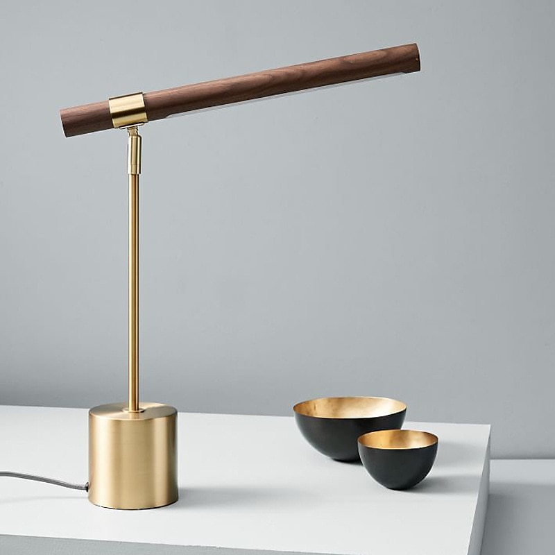 Lampa stołowa drewniana, lampka nocna nowoczesne ledowe lampki nocne na stolik do salonu sypialnia biurko lampki dekoracyjne wystrój domu drewniana lampka nocna 2025 - $182.99 –P1