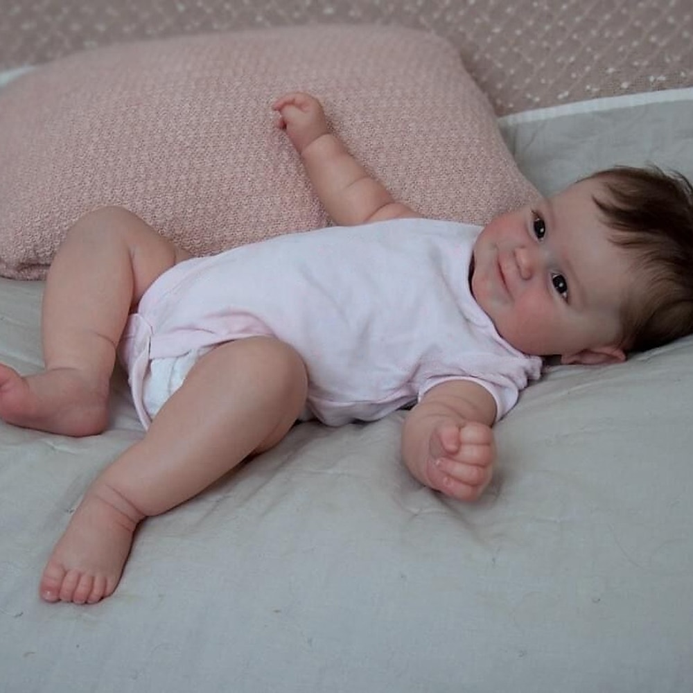 ADFO 20 Inches Levi Reborn Baby Doll Bebe Reborn Real Reborn toddler Full  Vinly