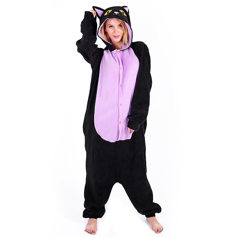Felnőttek Karakter Pizsama Onesie jelmez Farsangi jelmez Egyszarvú Macska Onesie pizsama Kigurumi pizsama mert Férfi és női Farsang Rajzfilm 2025 - $27.99 –P2