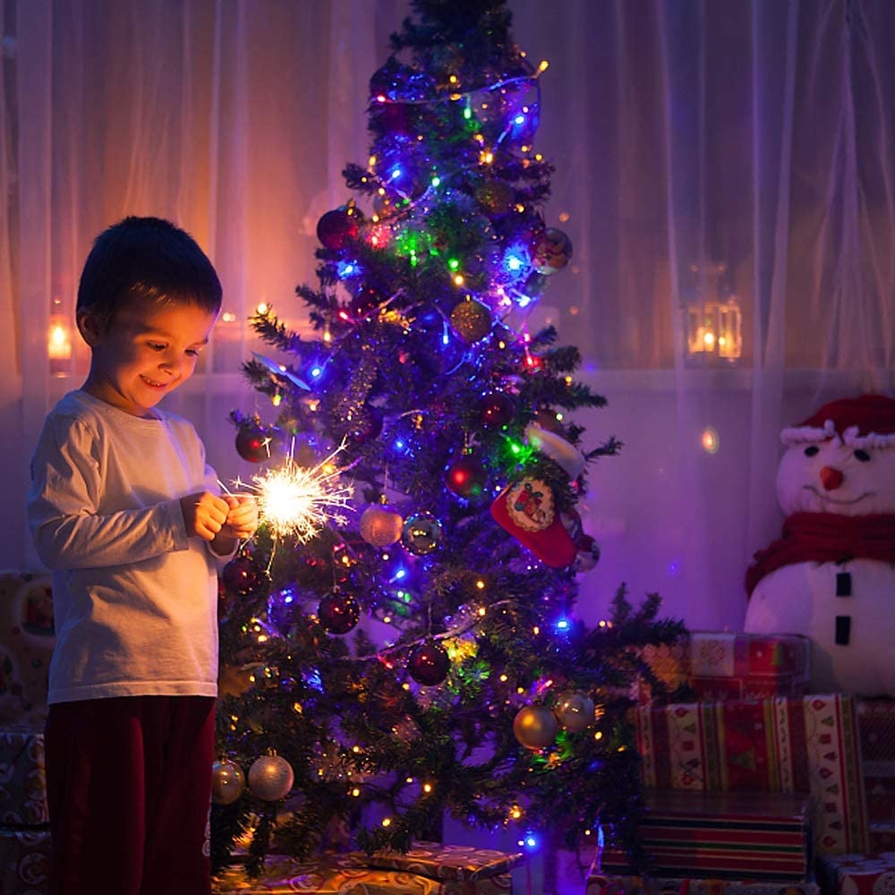 juleslyngelys utendørs 20m 200leds 8 moduser plugg inn julepynt varme hvite lys fest hage juledekor belysning ac220v 230v 240v eu plugg 2025 - $20.99 –P13