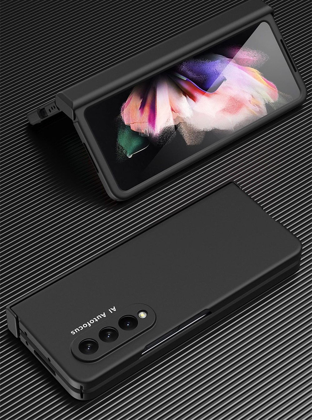 Чехол для телефона для Samsung Galaxy Z Fold 5 Z Fold 4 Z Fold 3 Z Fold 2 Flip защитная рамка Flip полный чехол защитный однотонный ПК 2025 - $32.99 –P16