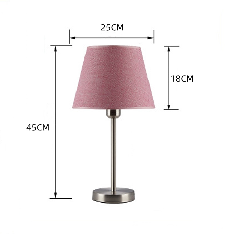 LED Bedside lamps Simple Nordic Style For Living Room Study Room Office Metal Pink 2026 - $145.99 –P8