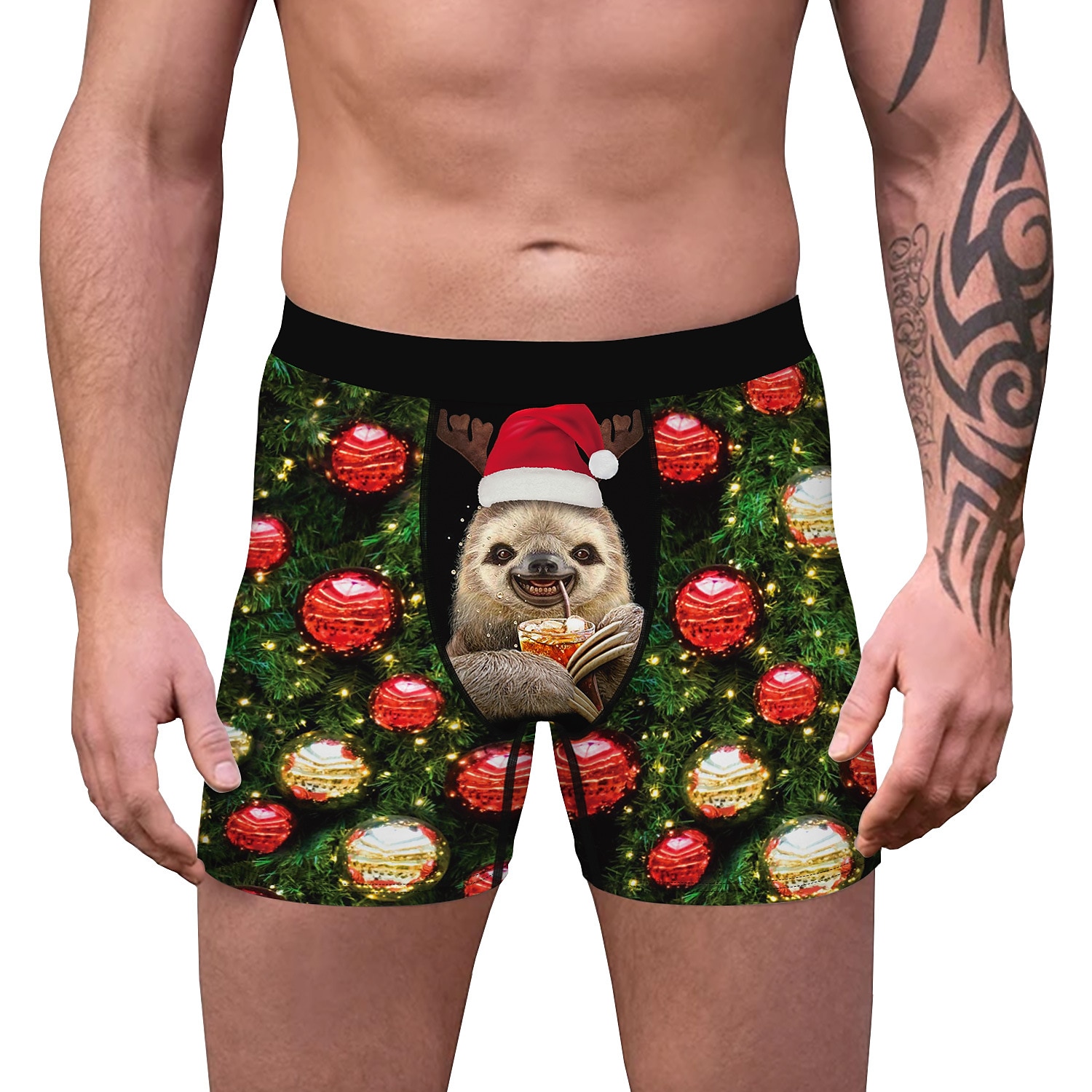 Christmas Gift Boxer Briefs Underwear Men's Christmas Carnival Masquerade Christmas Eve Christmas Adults Party Christmas 2025 - $11.99 –P18