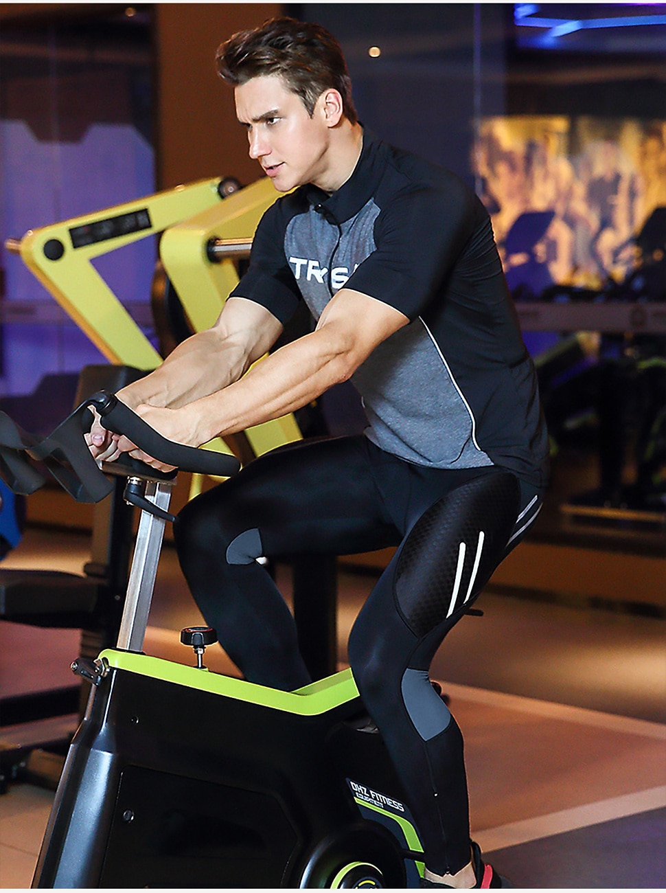 TRYSIL Men's Cycling Tights Bike Pants / Trousers Padded Shorts / Chamois Mountain Bike MTB Road Bike Cycling Sports Moisture Permeability Stretch Lightweight Back Pocket Navy Black Spandex Clothing 2026 - $34.99 –P18