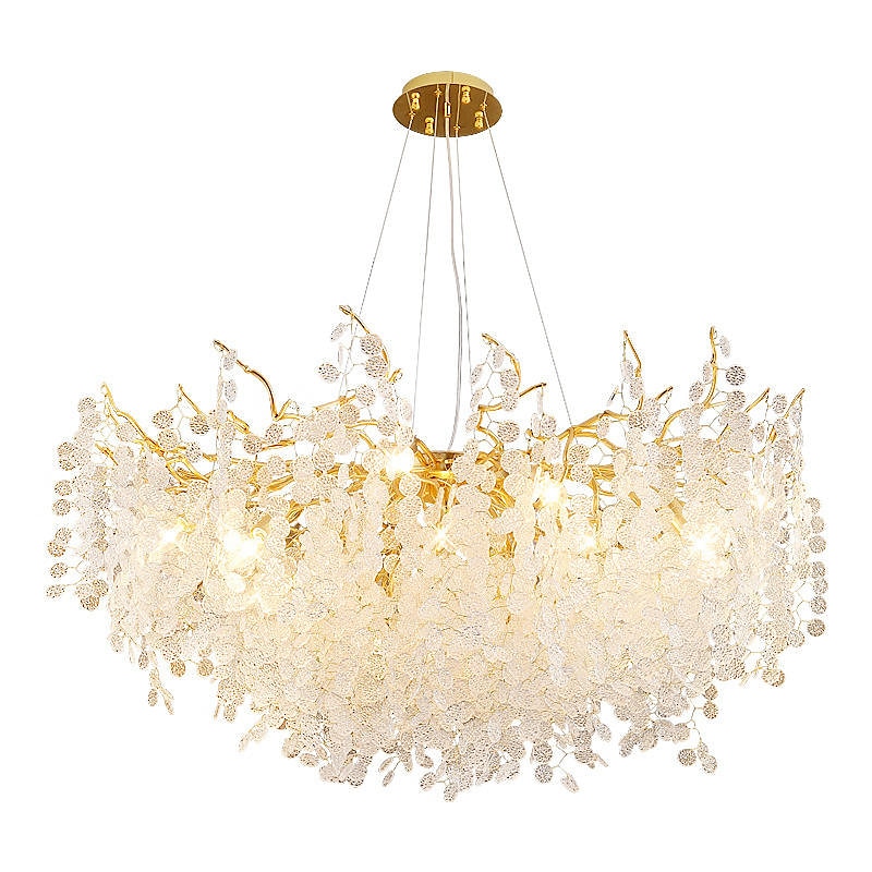 LED Chandeliers Modern Luxury, 60cm Gold Crystal for Home Interiors Kitchen Bedroom Iron Art Tree Branch Lamp Creative Lamp Light 85-265V 2025 - $739.49 –P7