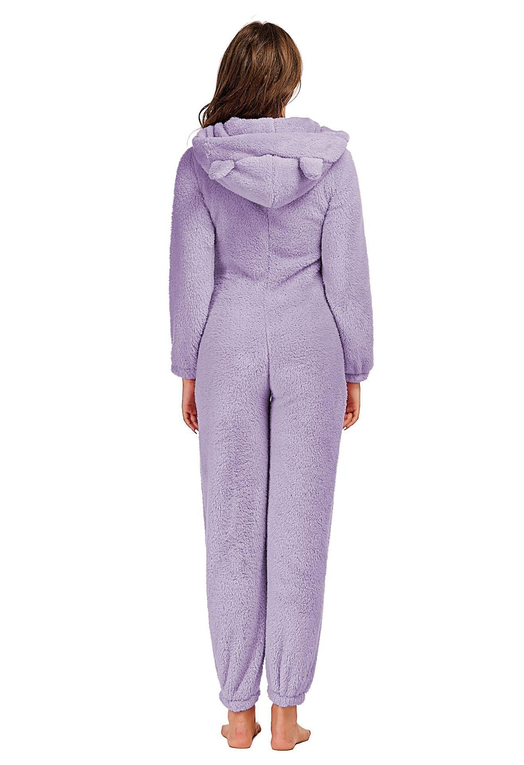 Mono de lana para mujer, mono cálido, ropa de dormir, mono de una pieza, ropa de descanso 2026 - $62.99 –P6