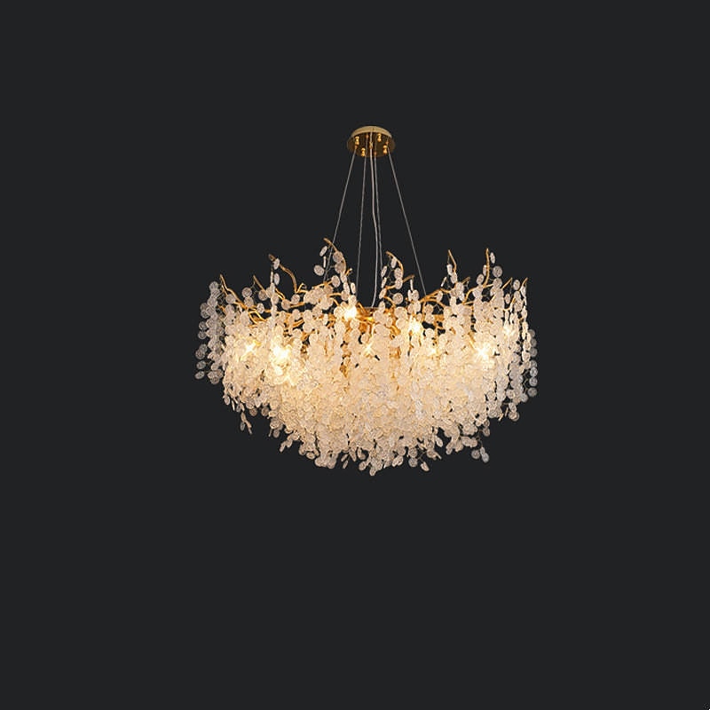 LED Chandeliers Modern Luxury, 60cm Gold Crystal for Home Interiors Kitchen Bedroom Iron Art Tree Branch Lamp Creative Lamp Light 85-265V 2025 - $739.49 –P6