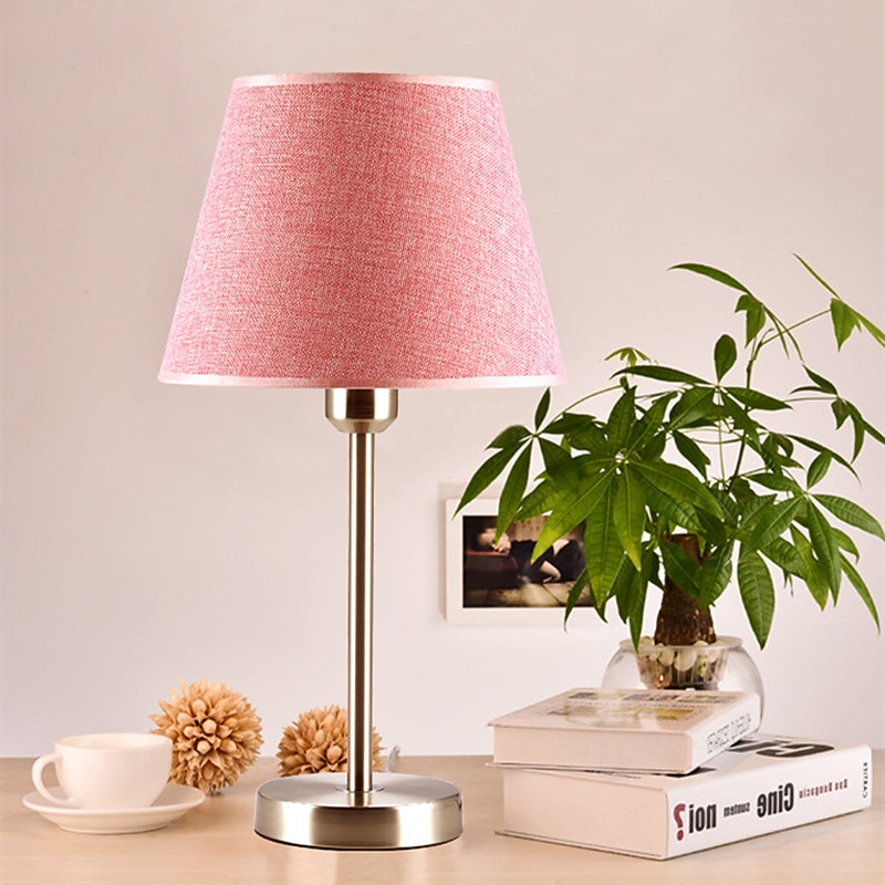 LED Bedside lamps Simple Nordic Style For Living Room Study Room Office Metal Pink 2026 - $145.99 –P5