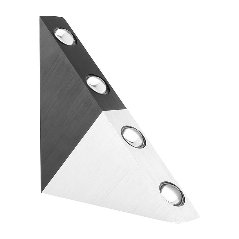 led luzes de parede internas triângulo sala de estar quarto luz de parede de alumínio ip44 85-265v de 2026 por $76.99 –P8