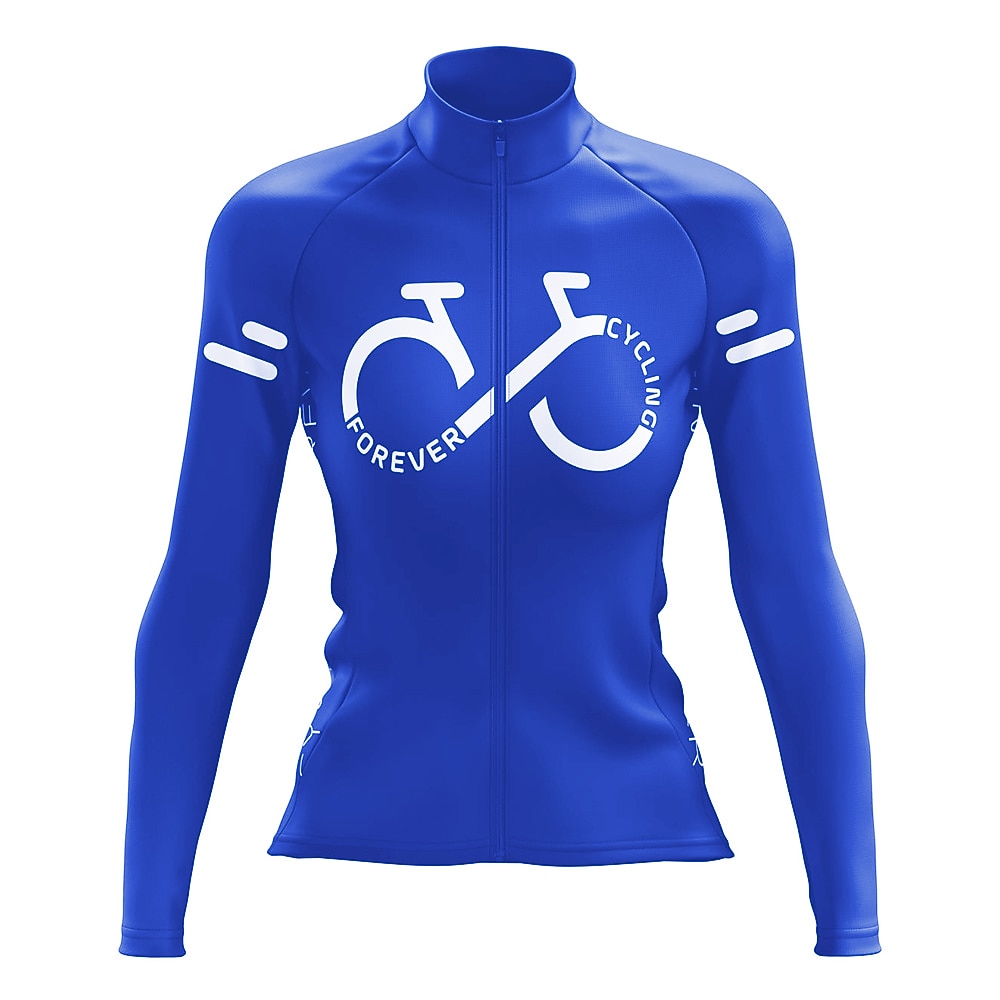 2026年 女性用 サイクリングジャージー グラフィック 文字＆番号 長袖 バイク ジャージー トップス 3つのリアポケット付き マウンテンサイクリング ロードバイク 速乾性 反射性ストリップ 後ポケット 吸汗性 スポーツ ブラック ピンク レッド 衣類  コレクション – $34.99 –P10