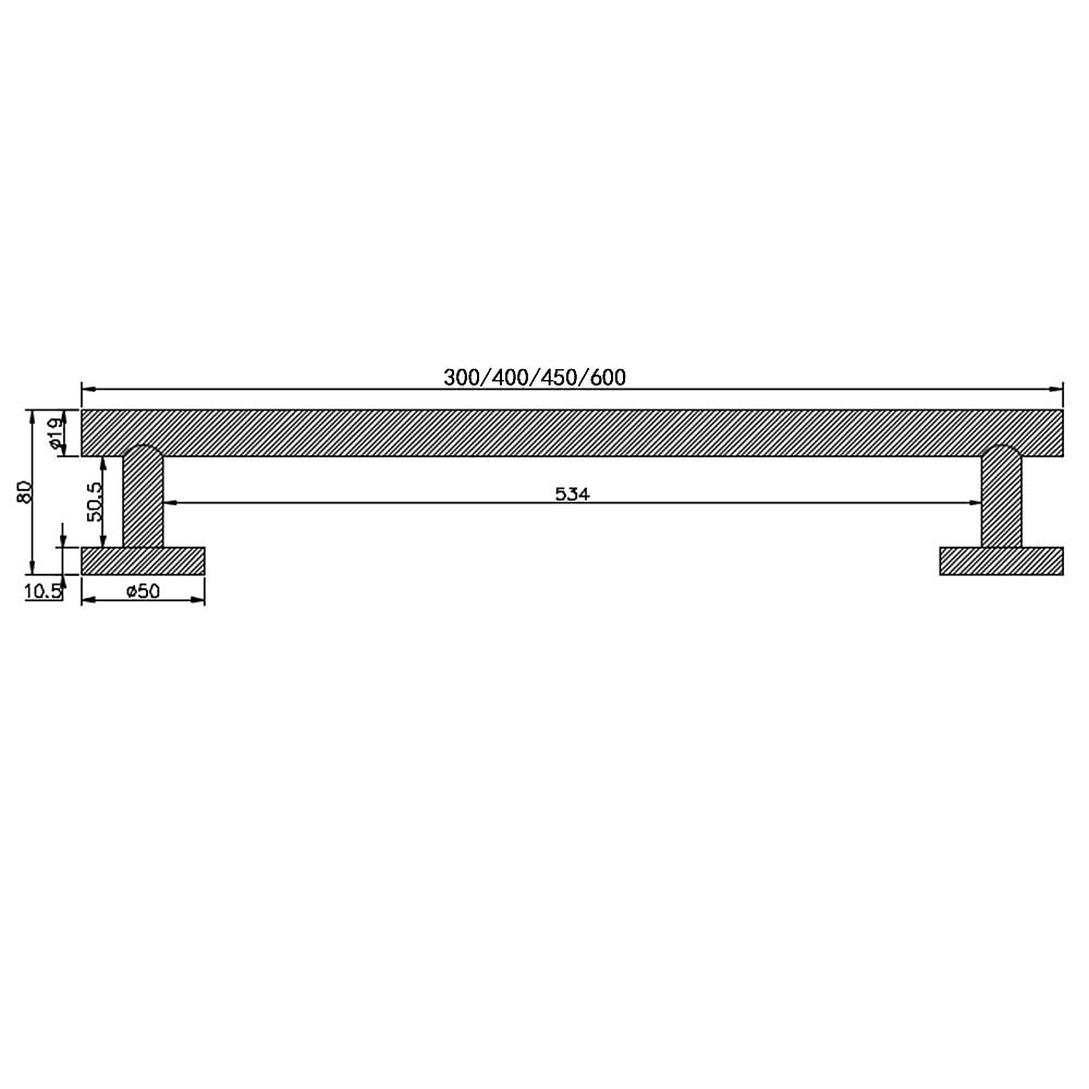 portasciugamani per bagno, portasciugamani in acciaio inossidabile nero opaco, portasciugamani da parete (40 cm ~ 60 cm) del 2025 a $36.99 –P1