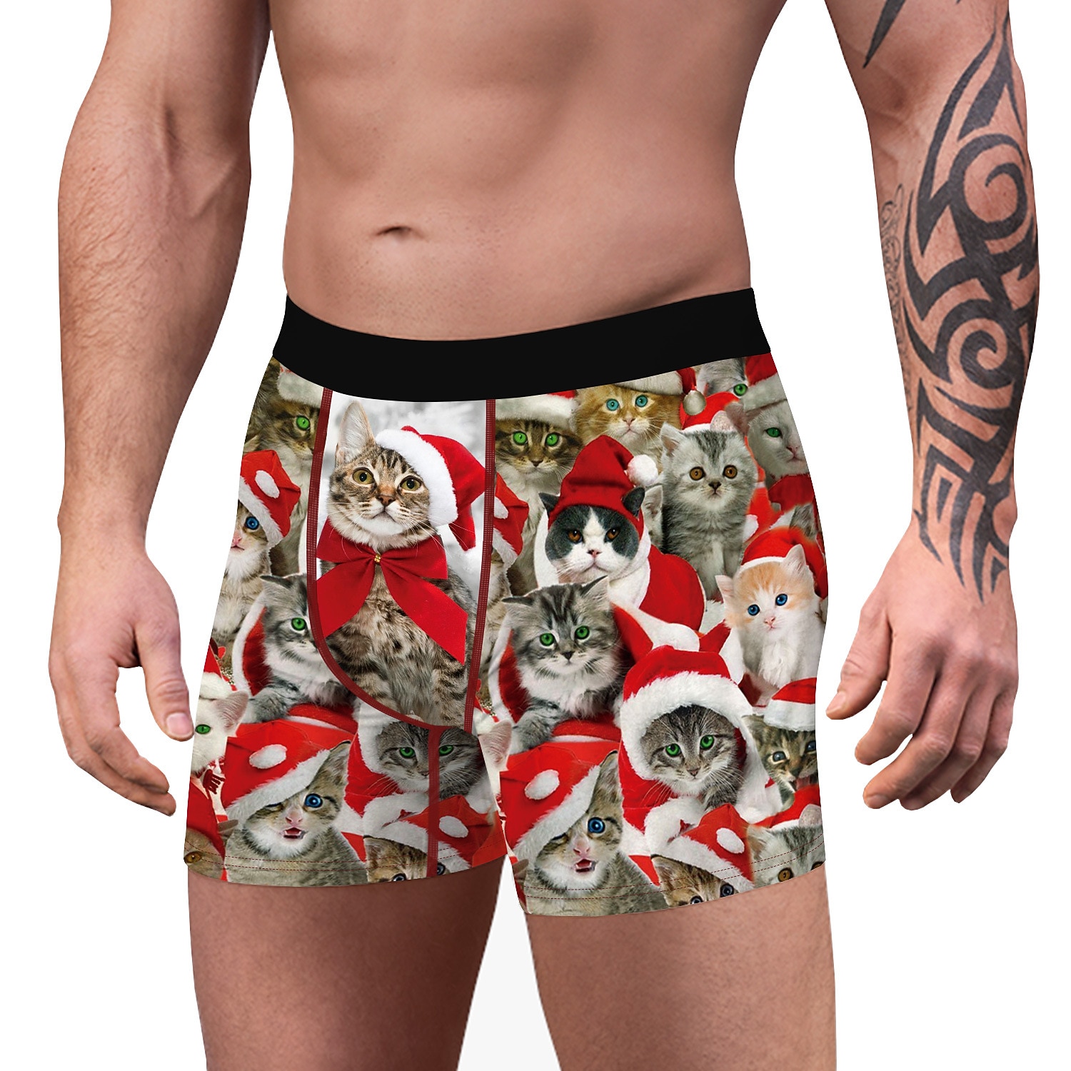Christmas Gift Boxer Briefs Underwear Men's Christmas Carnival Masquerade Christmas Eve Christmas Adults Party Christmas 2025 - $11.99 –P8