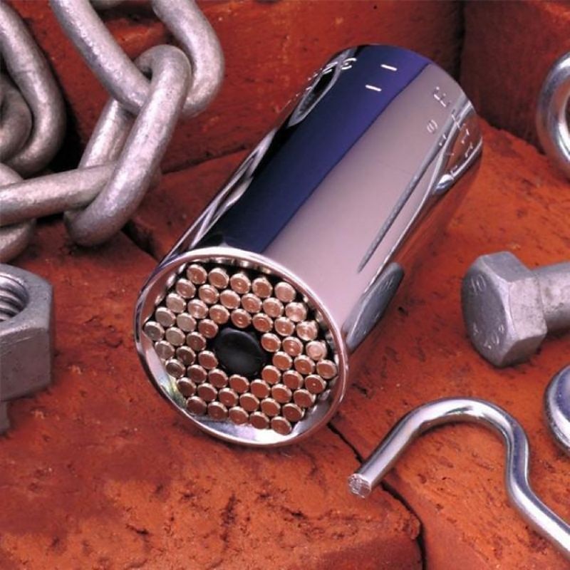 2pc 7-19mm Universal Socket Wrench, Multi-function Ratchet, Hand Drill Motorcycle Repair Socket, Magic Socket Spark Plug 2025 - $10.99 –P4