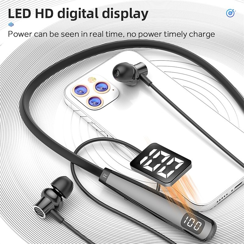 2025年 GM-Y10 ネックバンドヘッドホン 耳の中 Bluetooth 5.3 エルゴノミック設計 ステレオ ディープベース のために Apple Samsung Huawei Xiaomi MI キャンピング＆ハイキング ランニング 日常使用 携帯電話 旅行とエンターテイメント 車のオートバイ 携帯電話ゲーム  コレクション – $20.99 –P6