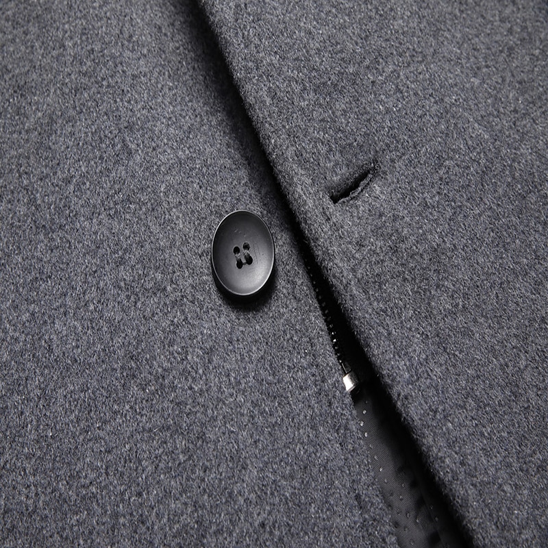 Homens Casaco de inverno Casaco de lã Casaco Roupa Diária Para Noite Inverno Lã Térmico / Quente Lavável agasalhos Roupa Moda Aquecimento Cor Sólida Capuz removível Com Capuz Não Trespassado de 2026 por $110.99 –P13