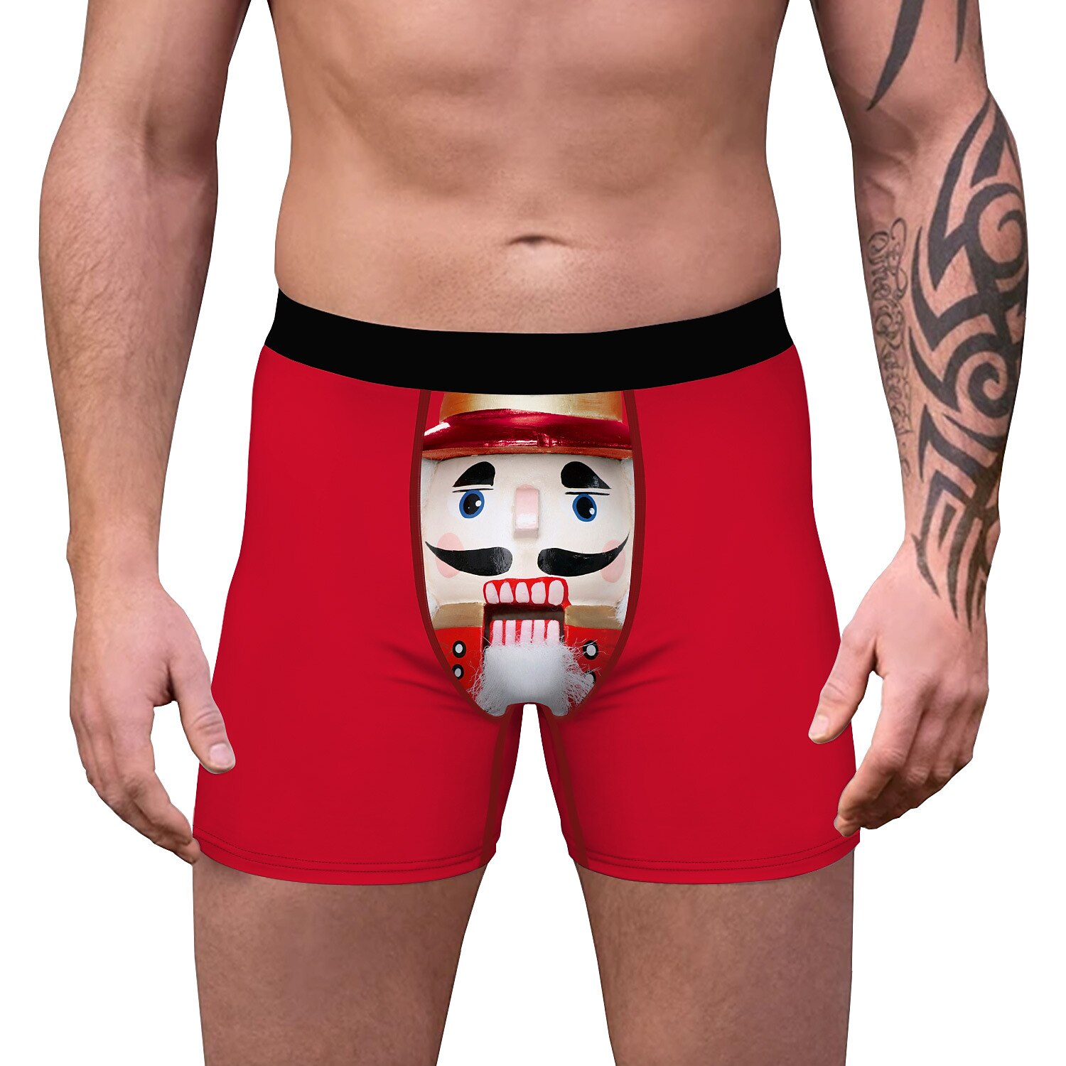 presente de Natal Boxer Curto Roupa Íntima Homens Natal Carnaval Baile de Máscaras Noite de Natal Natal Adulto Festa Natal de 2025 por $6.49 –P18
