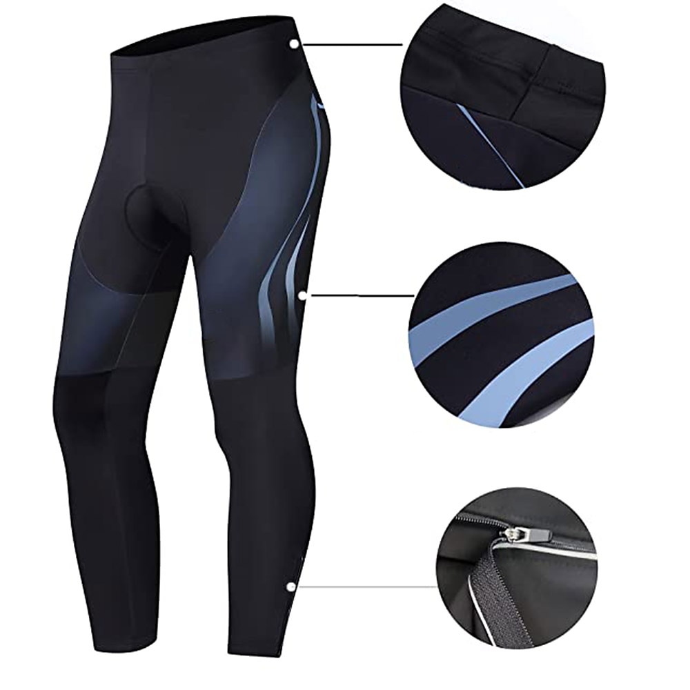 Voor heren Strakke wielrenbroek Fietsen Kleding Onderlichaam Bergracen Wegwielrennen Sport Grafisch 3D-pad Fietsen Ademend Sneldrogend Zwart Geel Polyester Spandex Kleding Wielrenkleding 2025 - $28.99 –P3