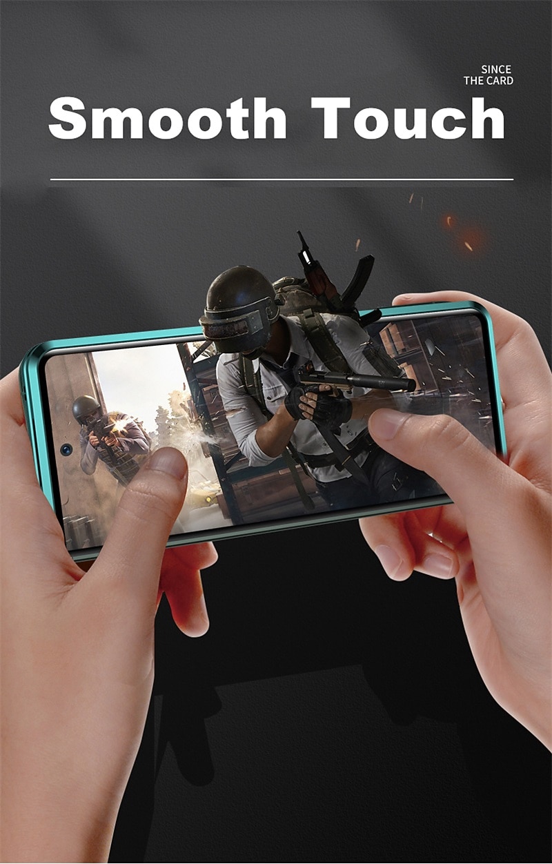 Phone Case For Samsung Galaxy Z Fold 5 Z Fold 4 Z Fold 3 Magnetic Adsorption Flip Mirror Transparent Transparent Tempered Glass Metal 2025 - $39.99 –P14