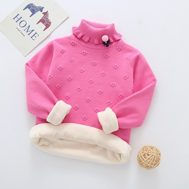 Toddler Girls' Sweater Solid Color School Long Sleeve Active 7-13 Years Fall Black White Yellow 2025 - $17.99 –P13