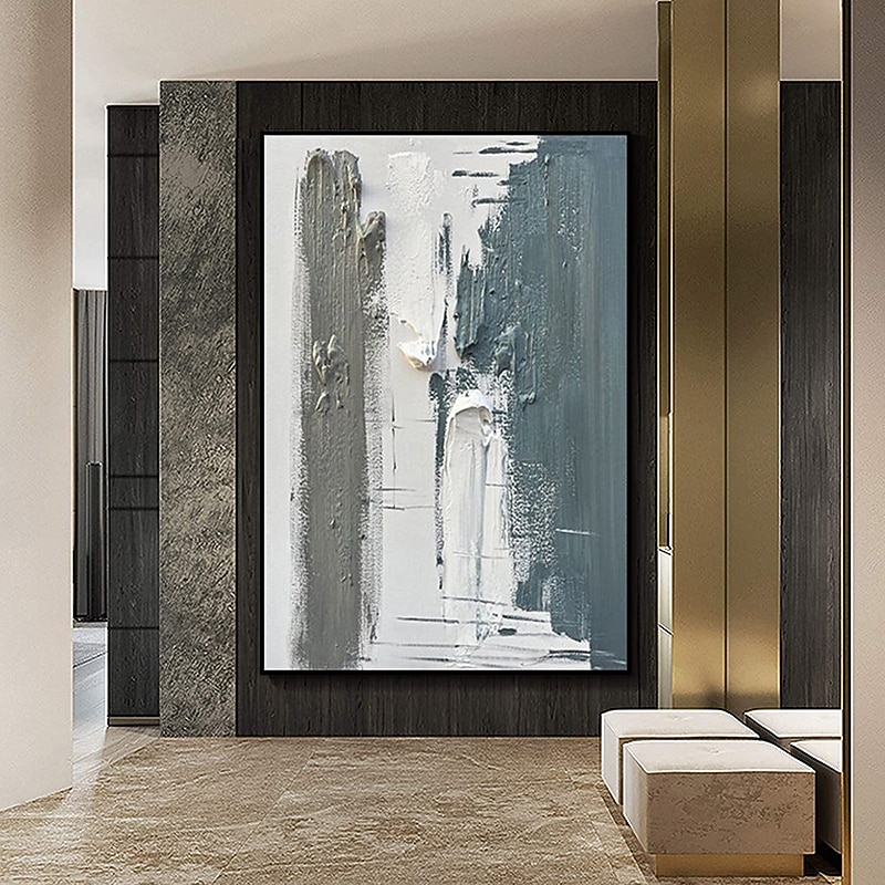 Handgefertigtes Ölgemälde auf Leinwand, Wandkunst, Dekoration, modern, abstrakt, für Wohnkultur, gerollt, rahmenlos, ungedehnt 2026 - $121.99 –P4